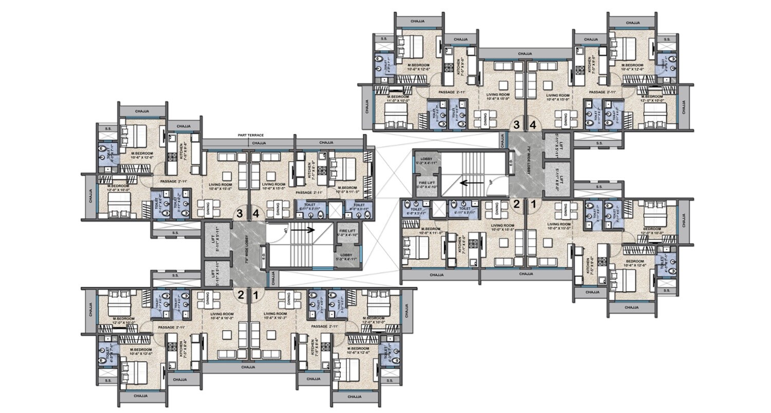 Sanghvi Pride Floor Plans