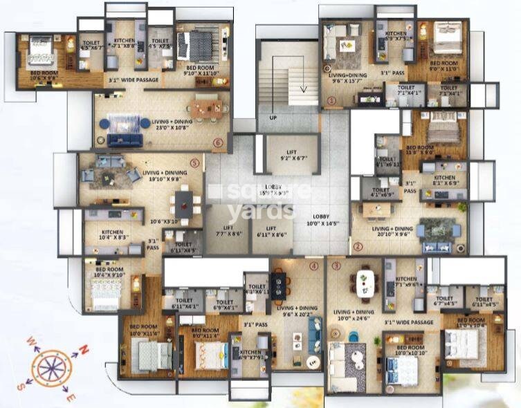 Sanghvi S3 Proxima Floor Plans