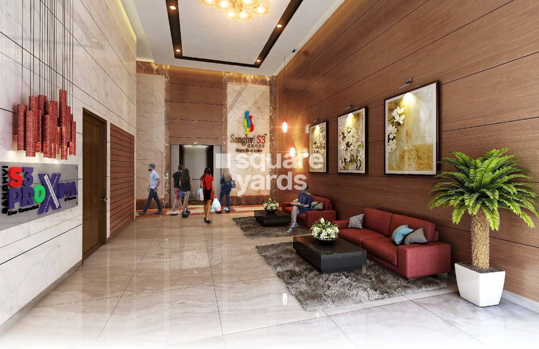 Sanghvi S3 Proxima Lift Lobby Image