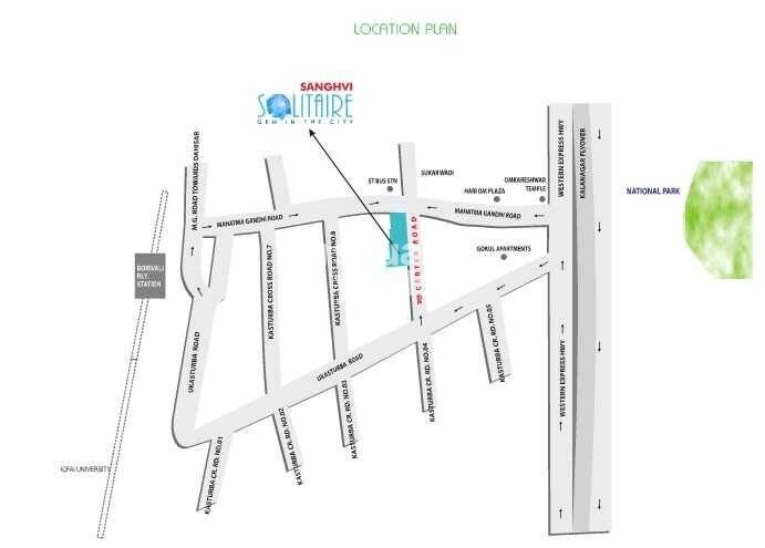 Sanghvi Solitaire Location Image