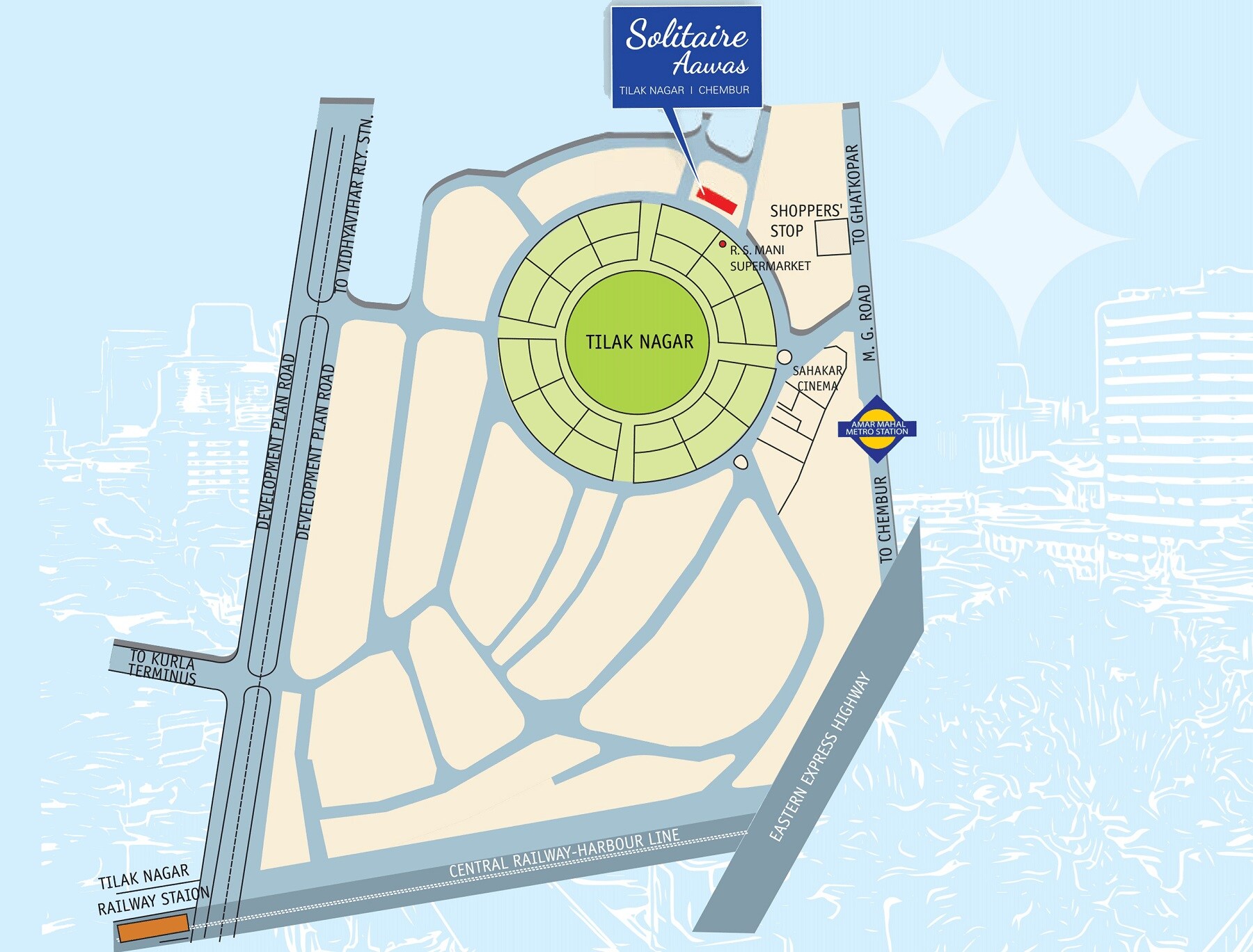 Sanket Solitaire Aawas Location Image