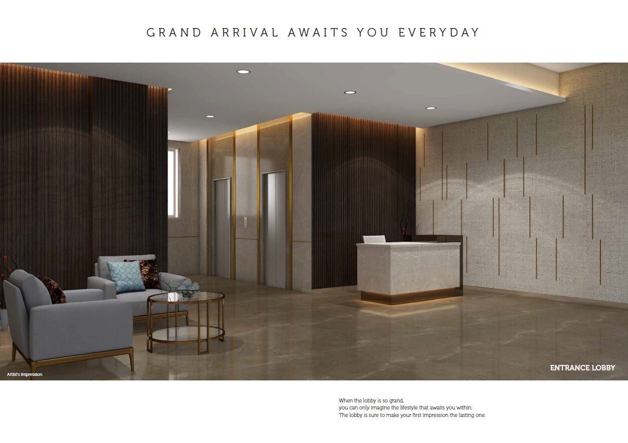 Sanyam Ashok Odyssey A Wing Lift Lobby Image