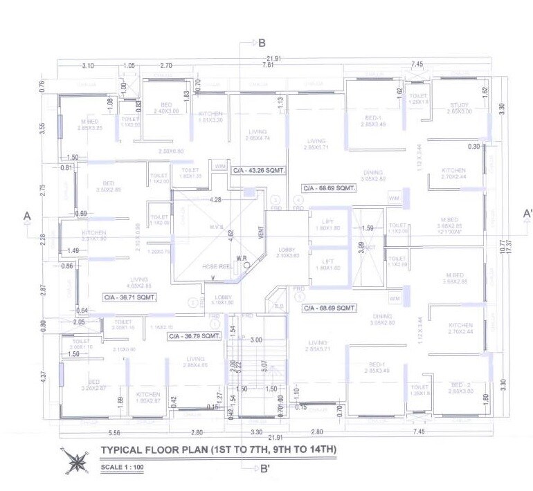 Saptarshi Avalon Floor Plans