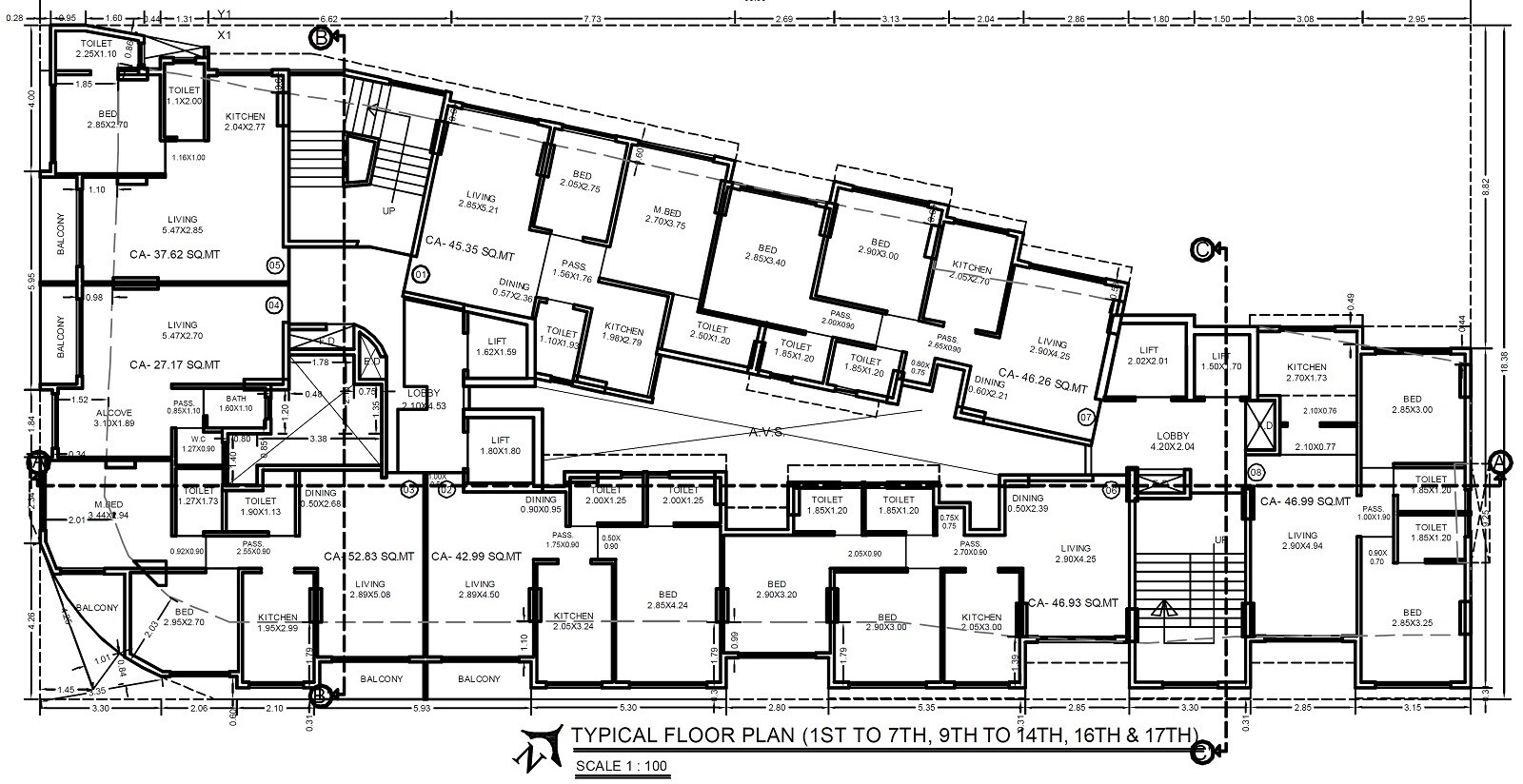 Saptarshi Mark Floor Plans