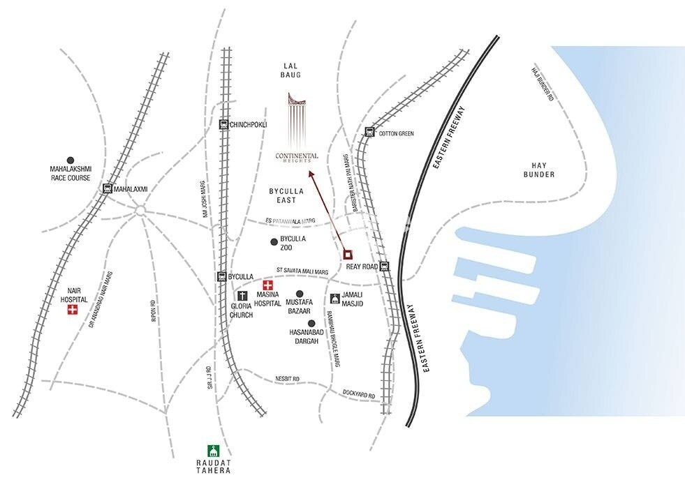 Sarah Continental Heights Location Image