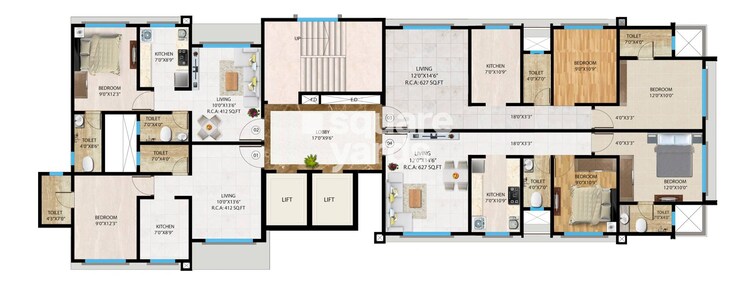 Sardar Inspire Residency Floor Plans 2