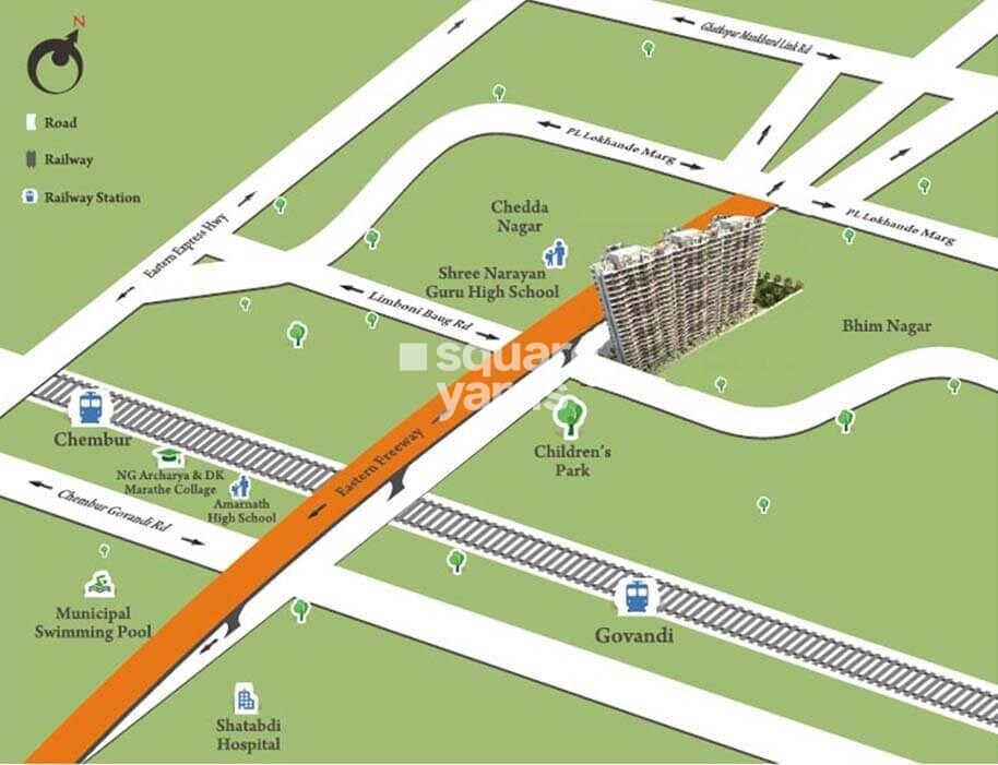 Satra Eastern Heights Location Image