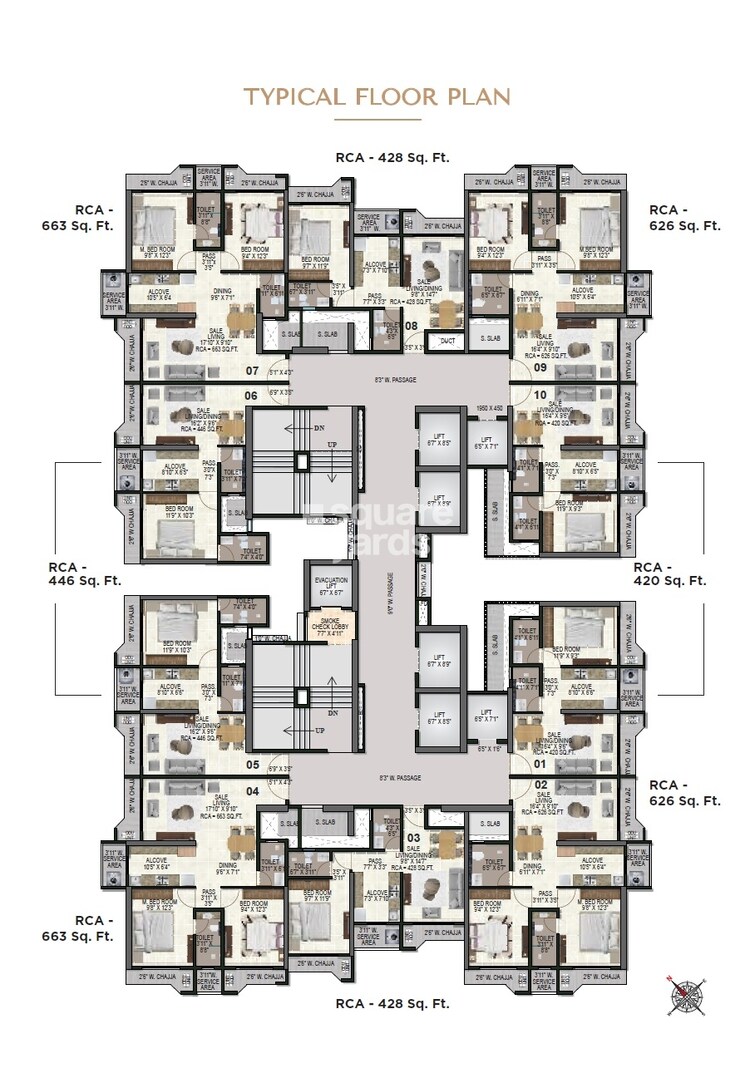 Satre Happynest Floor Plans