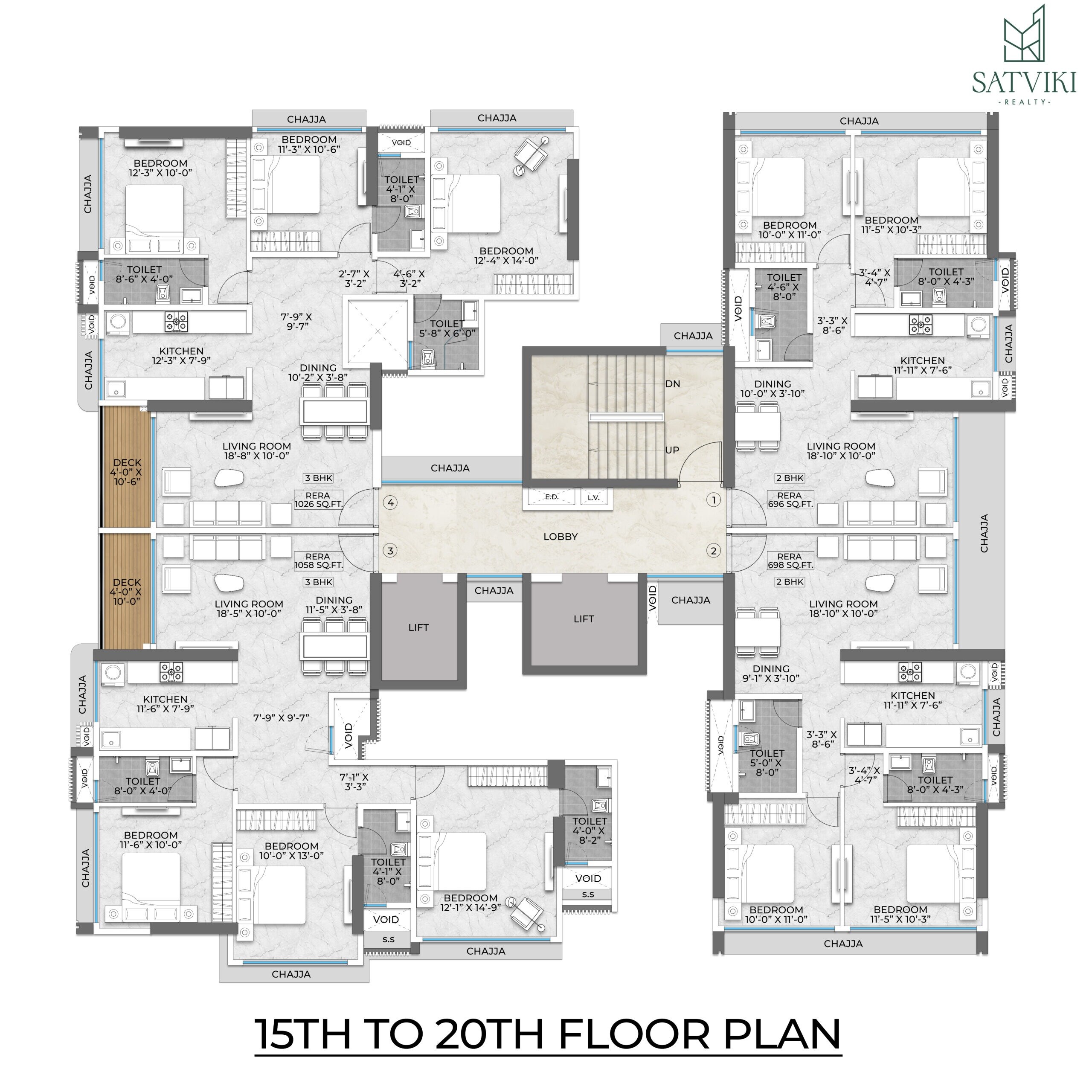 Satviki Horizon Floor Plans