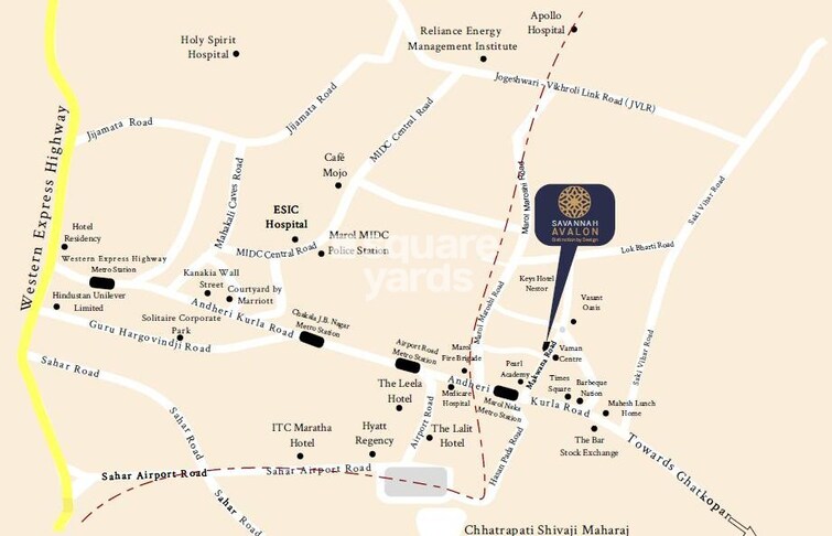 Savannah Avalon Location Image