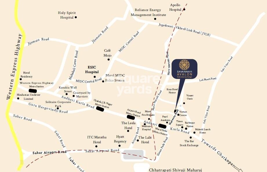 Savannah Avalon Location Image