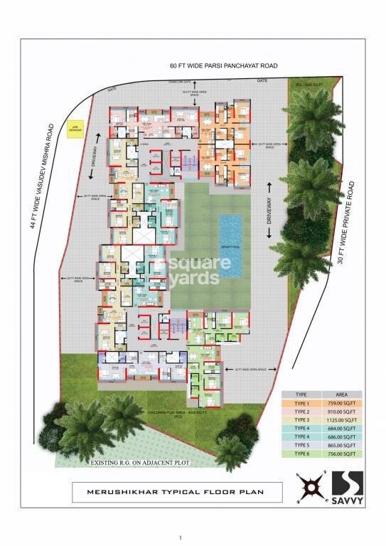 Savvy Merushikhar Master Plan Image