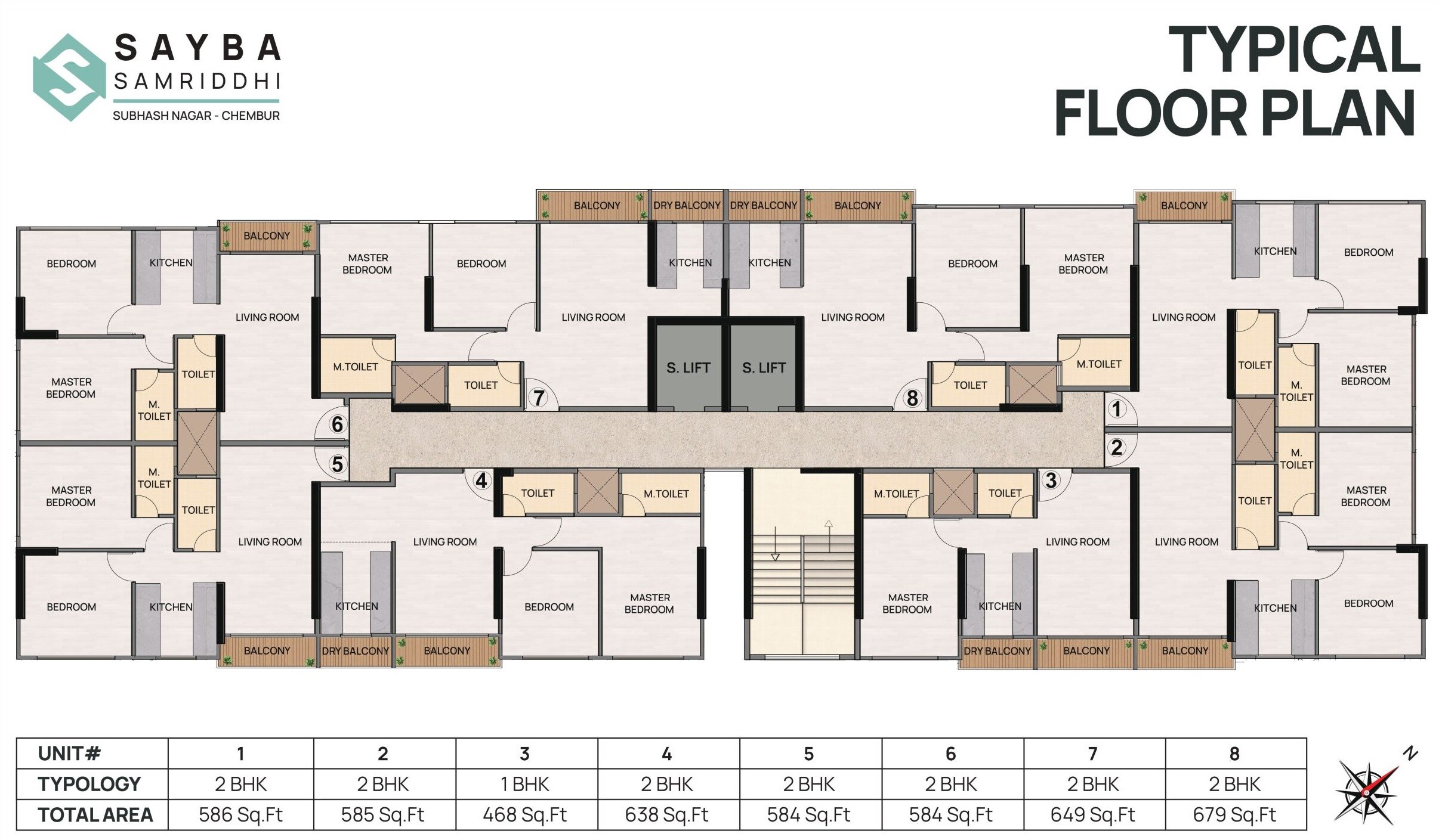 Sayba Samriddhi Floor Plans