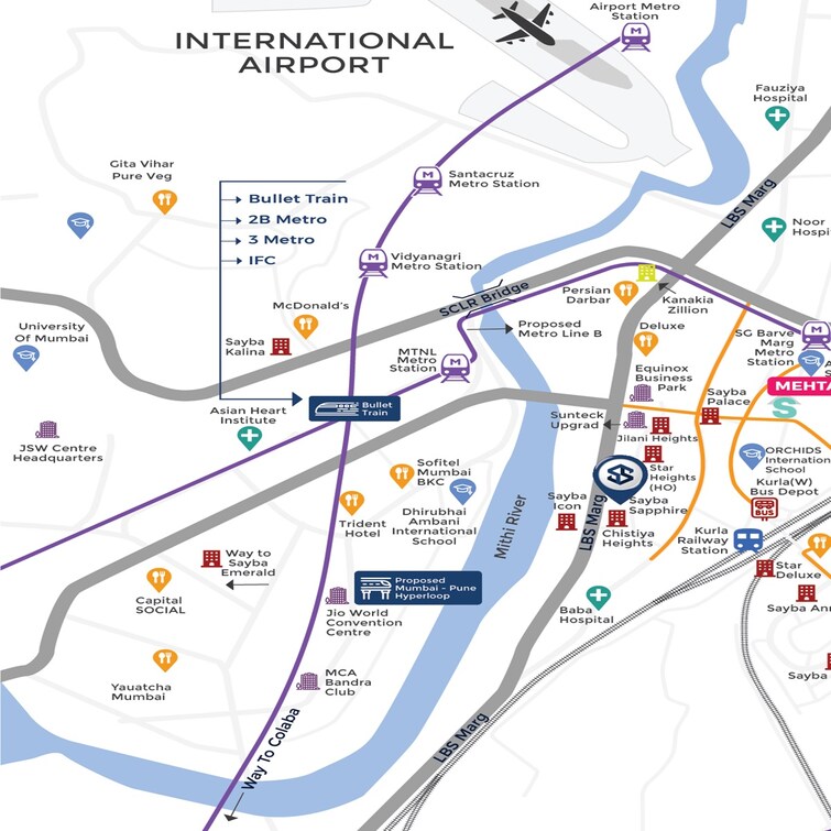 Sayba Sapphire Location Image