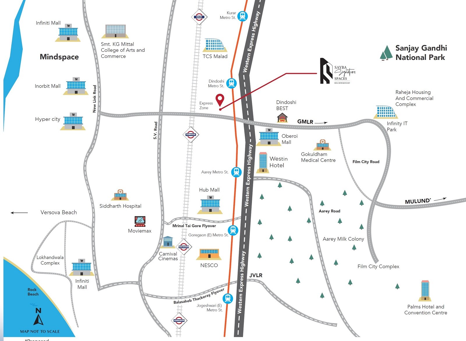 Sayba Signature Spaces Location Image