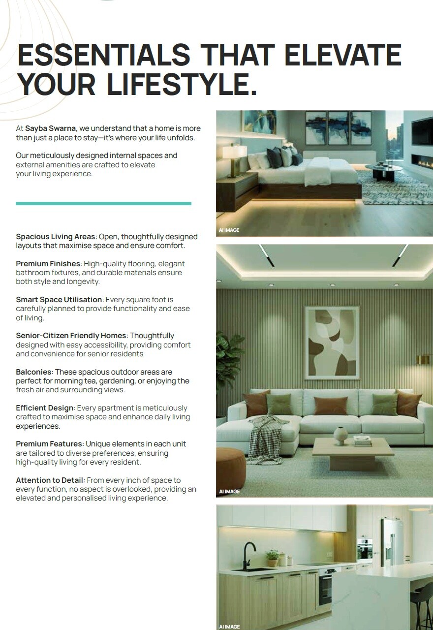 Sayba Swarna Apartment Interiors