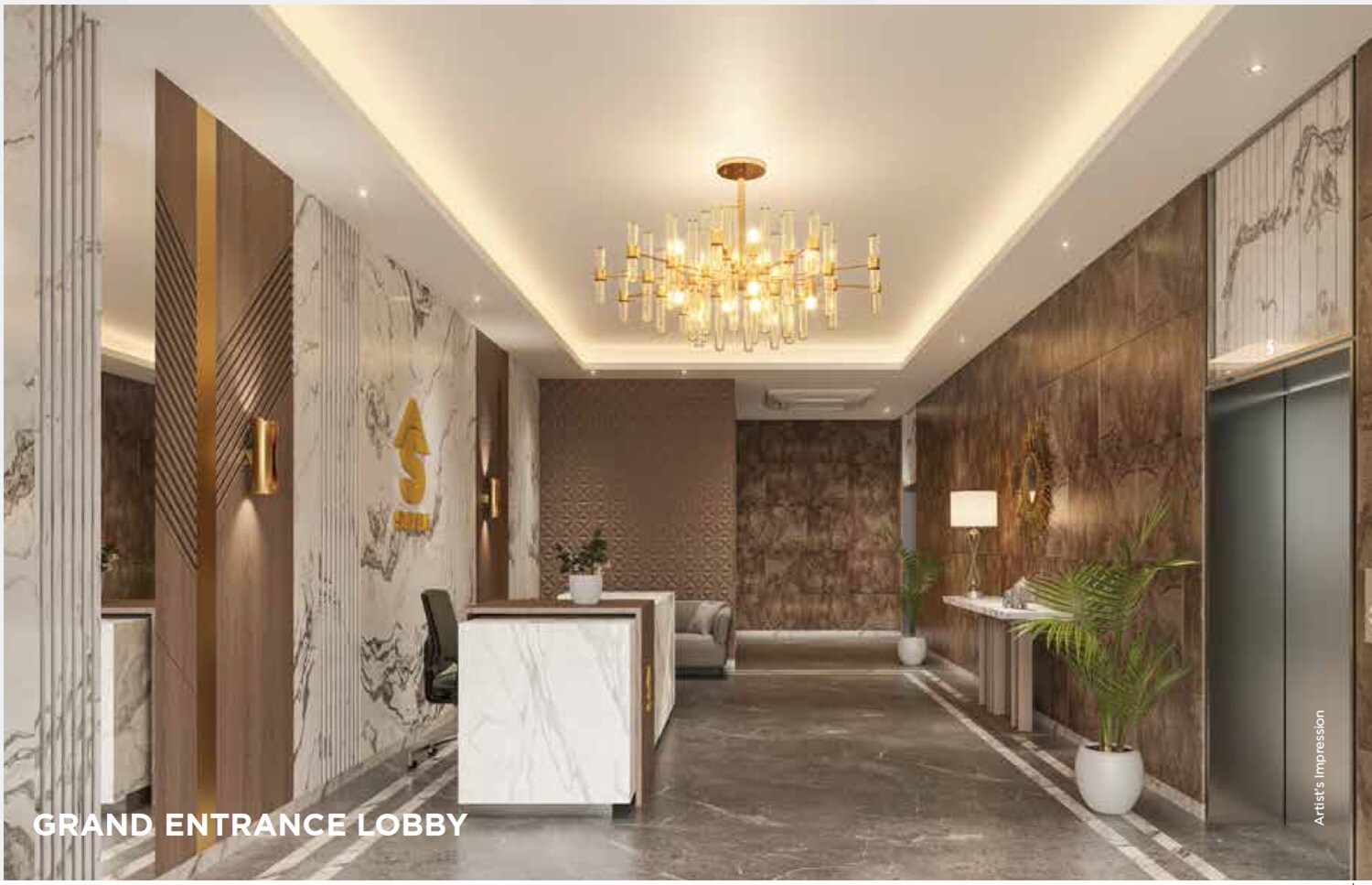 Sayba Tulip Lift Lobby Image