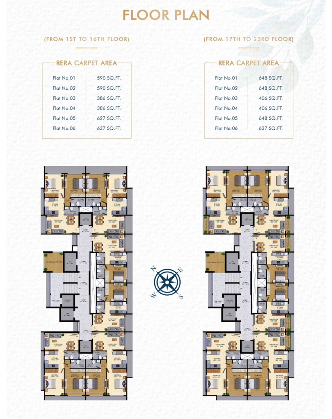 SB Paradise Floor Plans