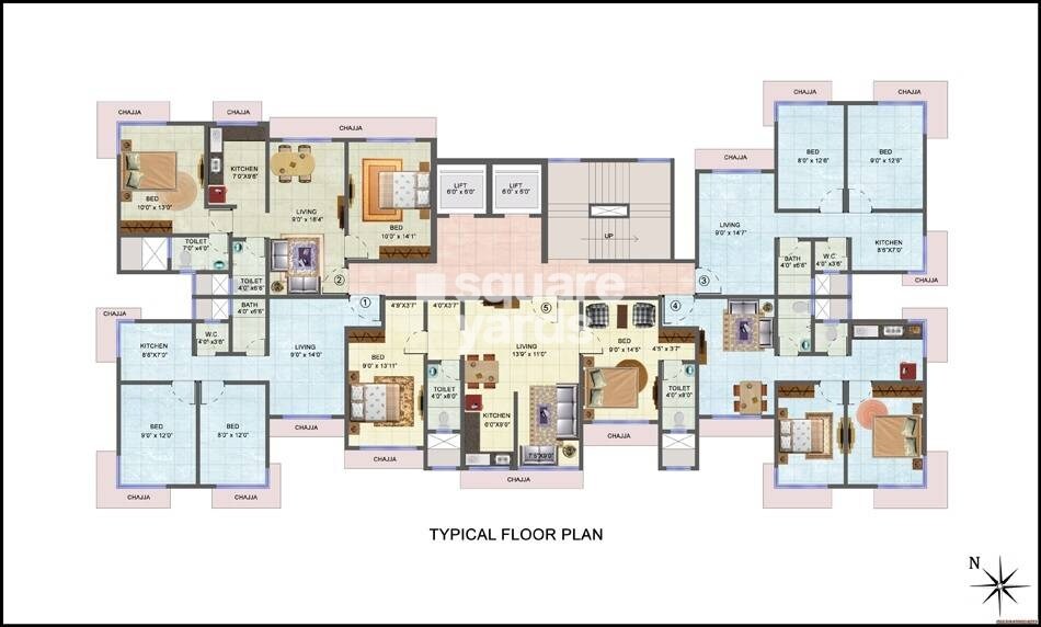 SD Sai Krupa Chs Ltd Floor Plans