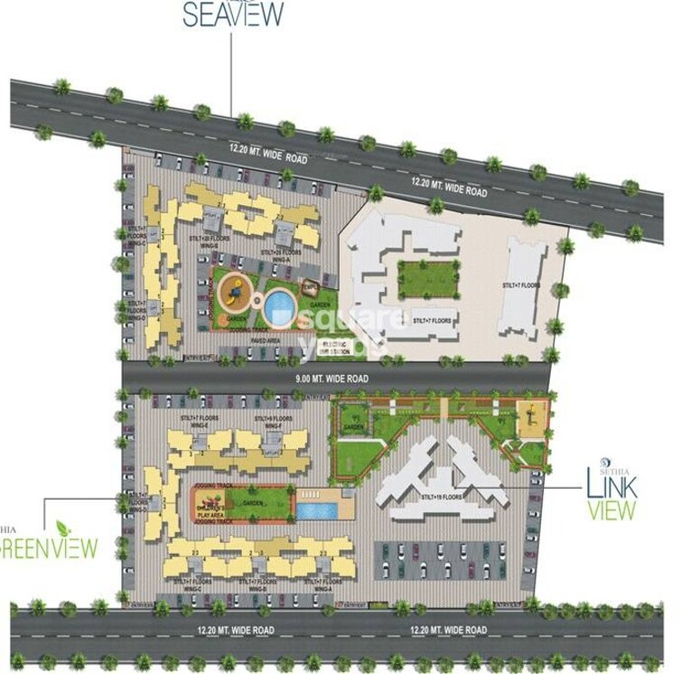 Sea View Goregaon Master Plan Image