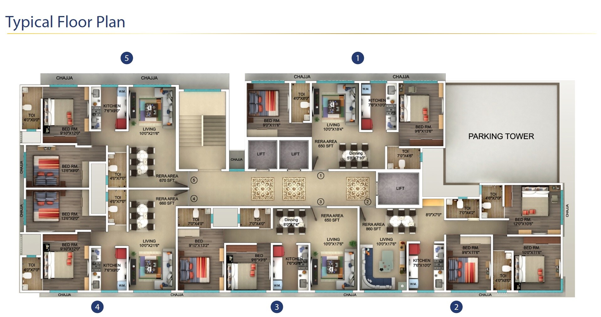 Seema Rajdhani Floor Plans