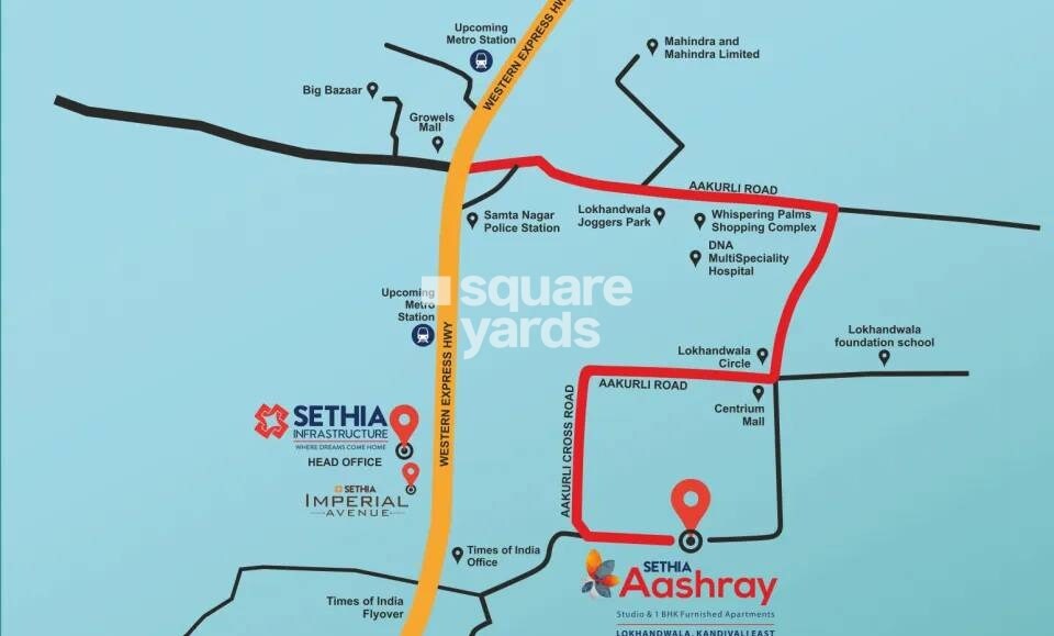 Sethia Aashray Phase 1 Location Image