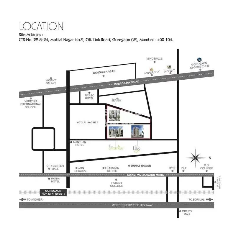 Sethia Green View Location Image