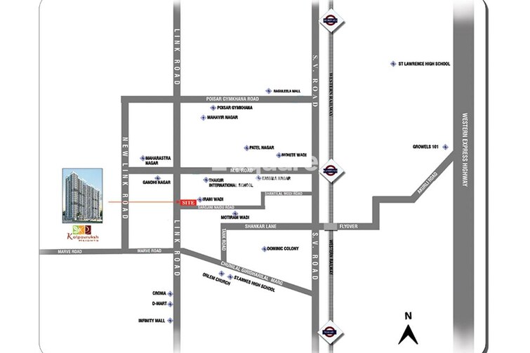 Sethia Kalpavruksh Heights Location Image