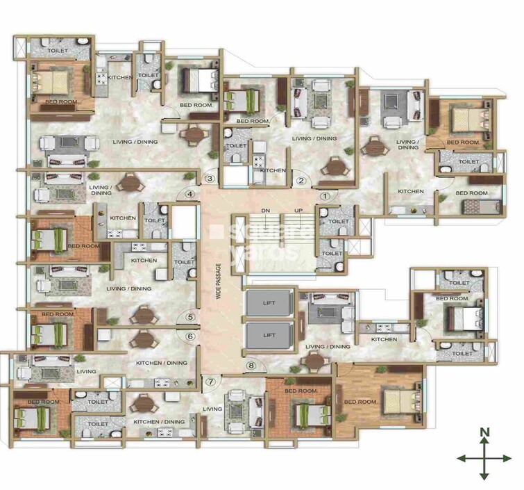 Seven Tides Fortune Gardens Floor Plans