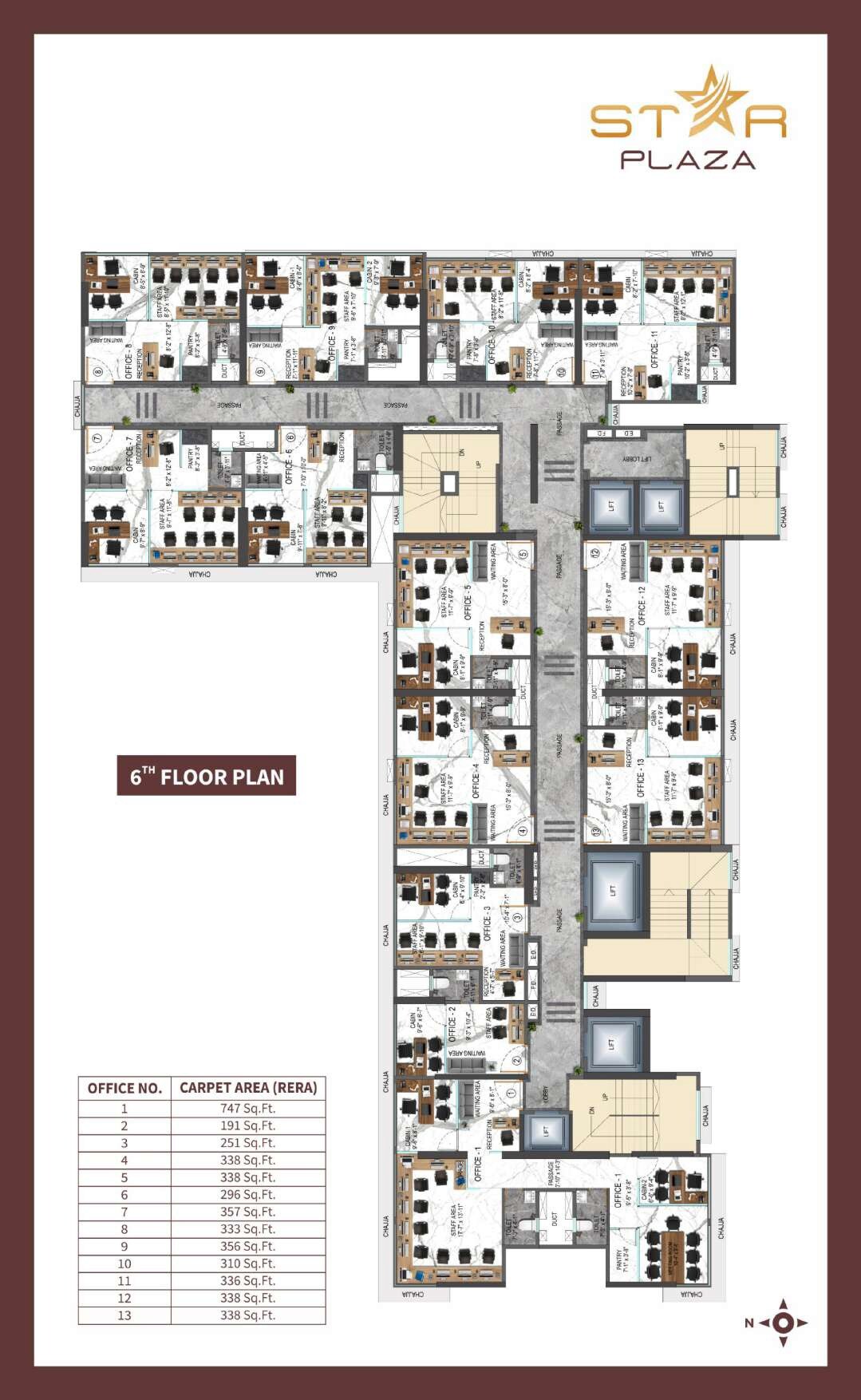 Sevenstar Plaza Floor Plans 1