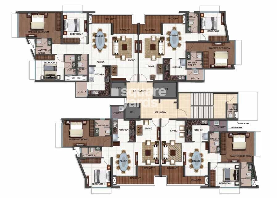 Shagun Krishvi Residency Floor Plans