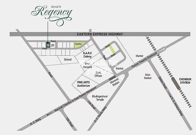 Shakti Regency Location Image