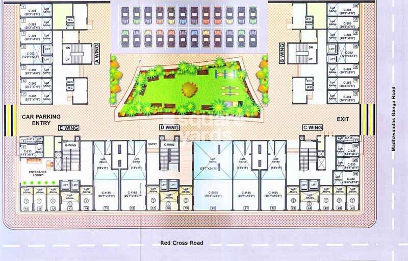 shalibhadra deeplaxmi tower project master plan image1