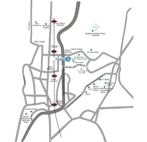 Shamik Elanza Santacruz Location Image