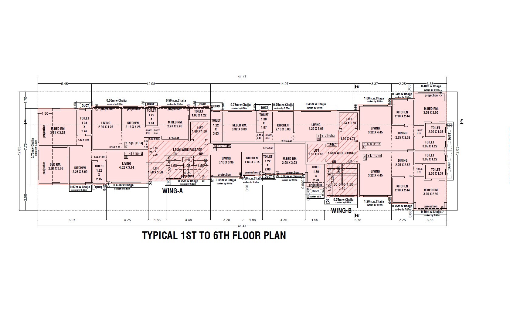 Shams Devraj Residency Floor Plans