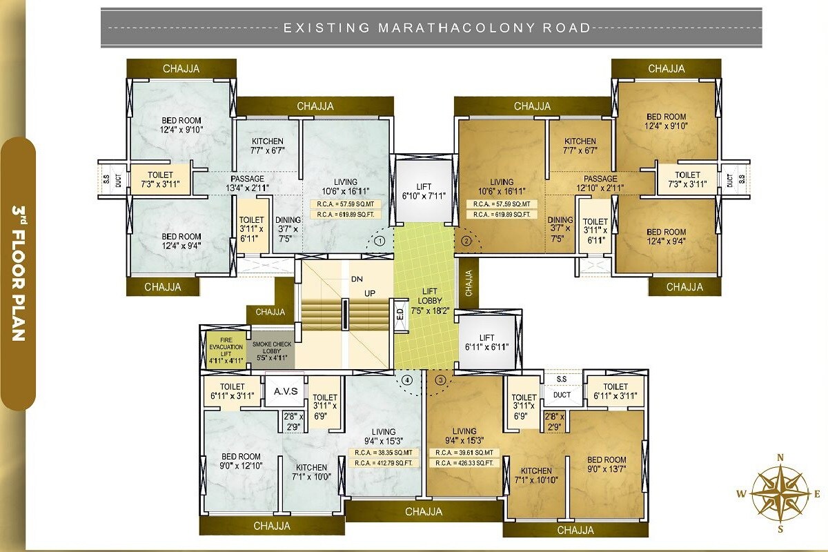 Shantee Muktangan Residency Floor Plans 1