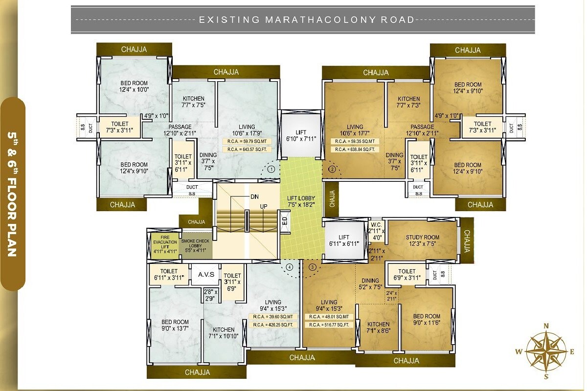 Shantee Muktangan Residency Floor Plans 2