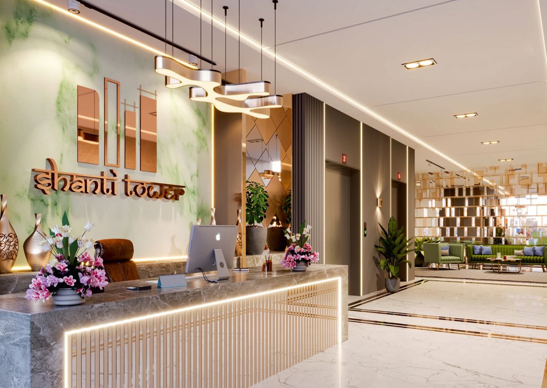 Shanti Tower Prabhadevi Lift Lobby Image