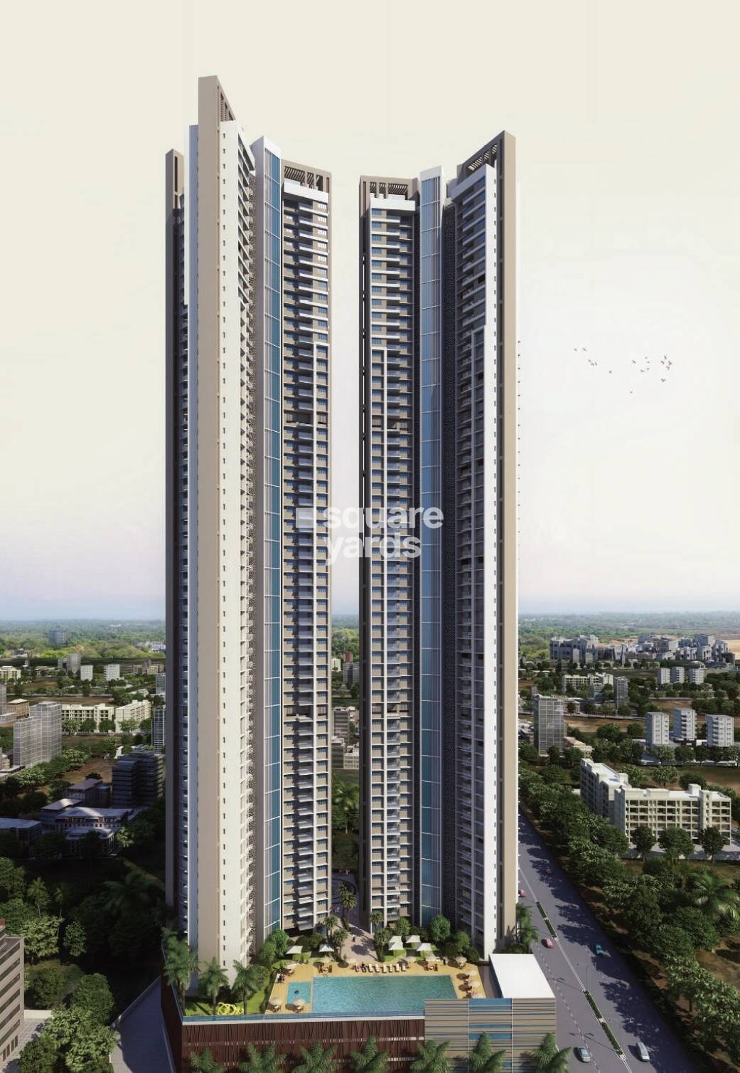 Shapoorji Pallonji Alpine 2 Tower View