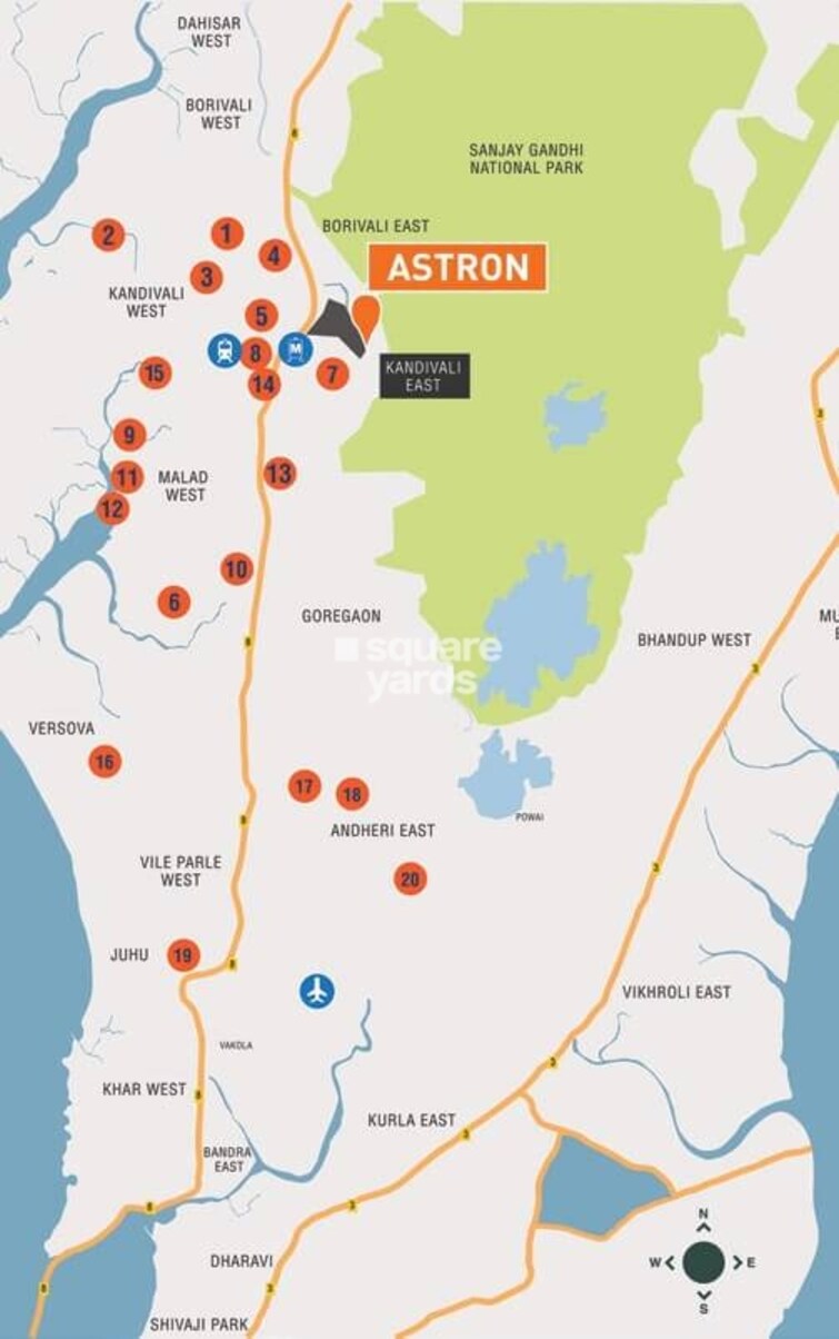 Shapoorji Pallonji Astron Location Image