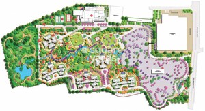 Shapoorji-Pallonji-Olive_a painting of a stuffed animal on top of a wall