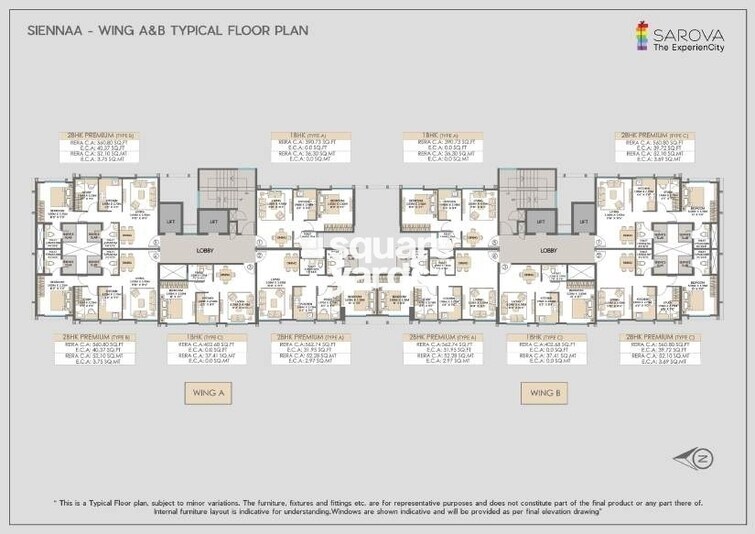 Shapoorji Pallonji Sarova Floor Plans 1