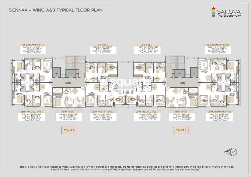 Shapoorji Pallonji Sarova Floor Plans 1