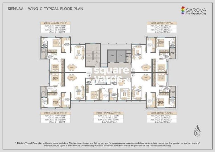 Shapoorji Pallonji Sarova Floor Plans 2
