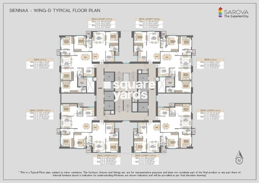 Shapoorji Pallonji Sarova Floor Plans 3
