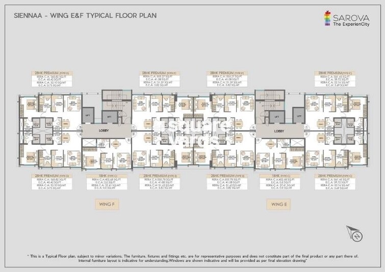 Shapoorji Pallonji Sarova Floor Plans 4