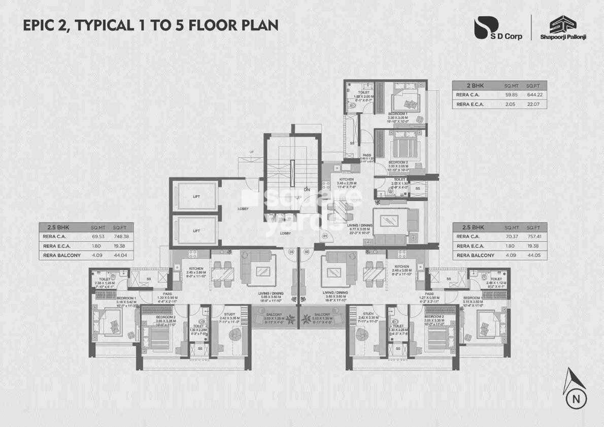 shapoorji pallonji the canvas residences project floor plans9
