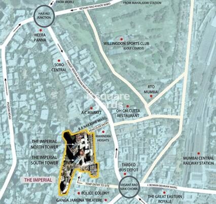 Shapoorji Pallonji The Imperial Location Image