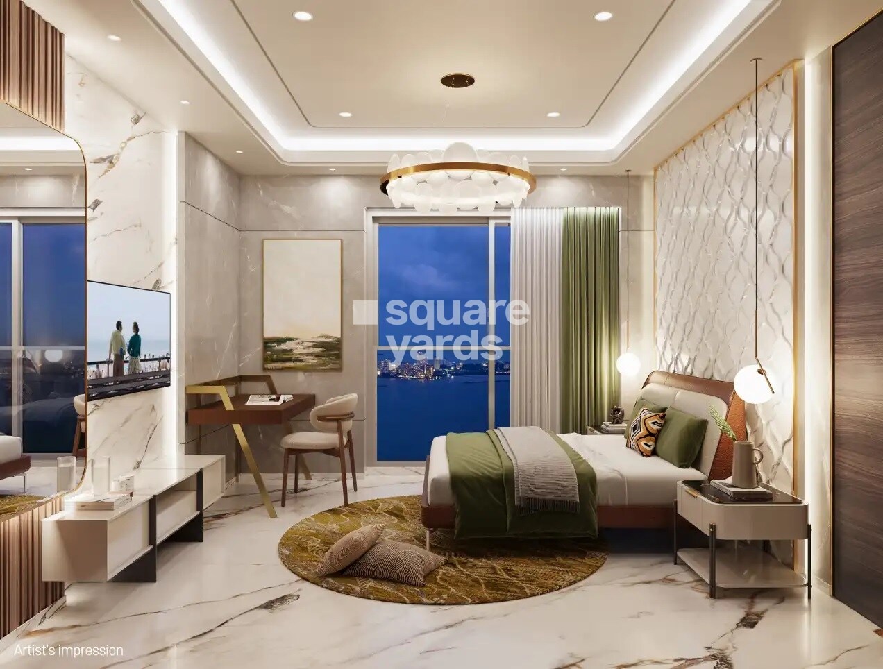 Shapoorji Pallonji The Odyssey Apartment Interiors 4