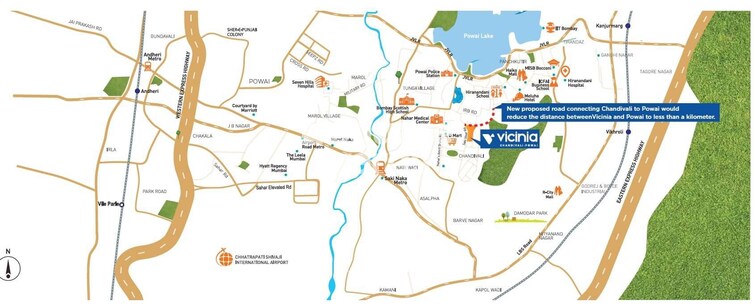 Shapoorji Pallonji Vicinia Location Image